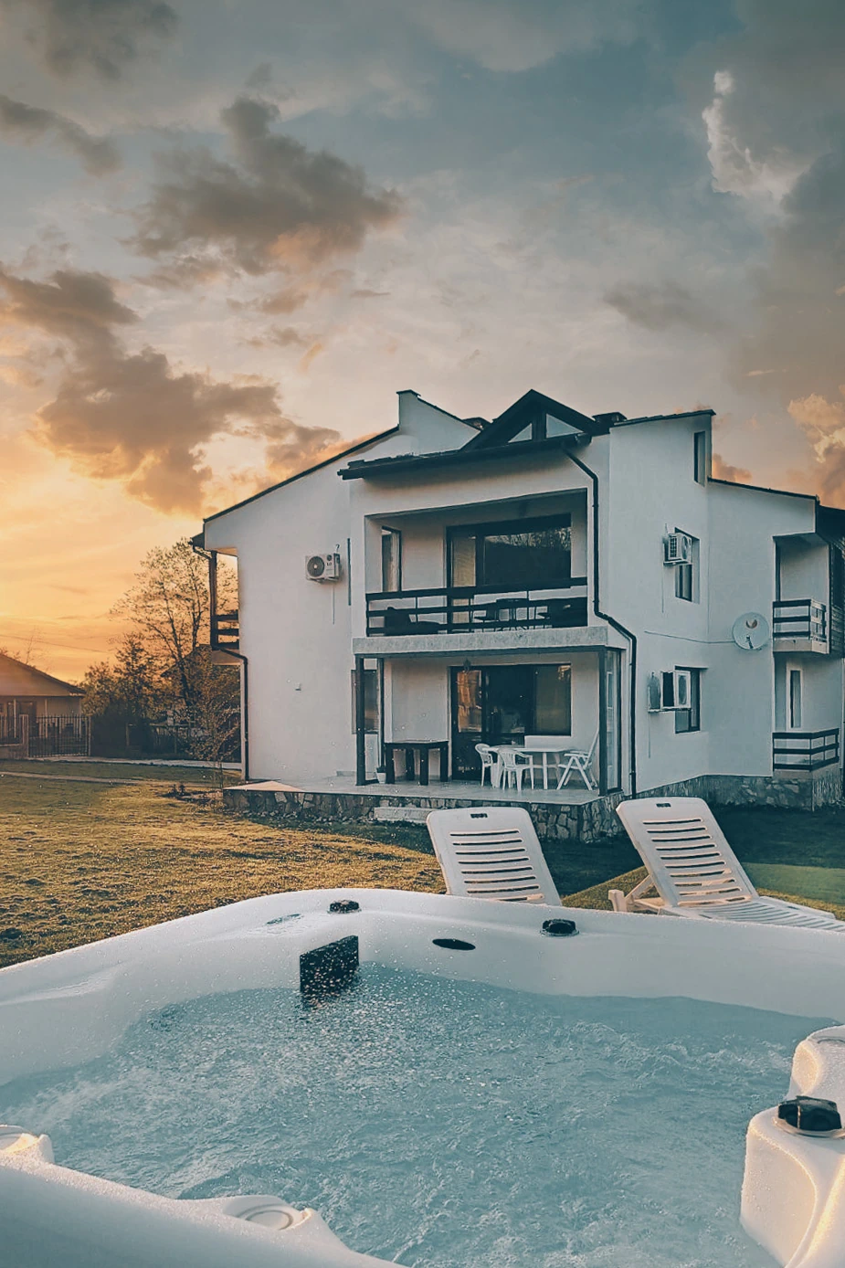 Guest House sunset view